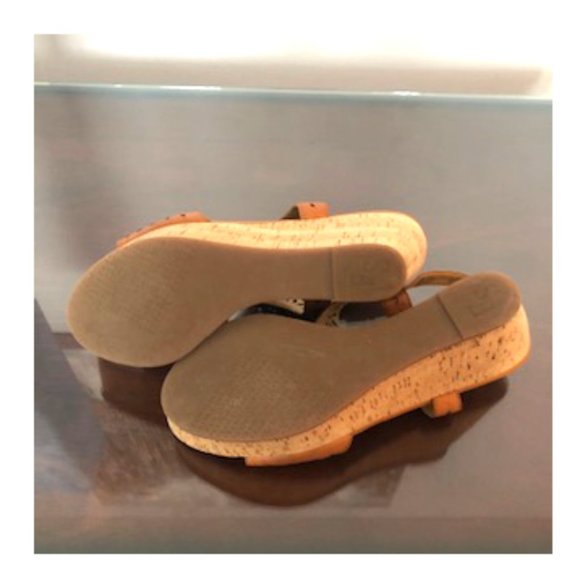 LEATHER Sandal Franco Sarto A-Flirt Wedge Sandals ~ NWOB ~ - Picture 8 of 8